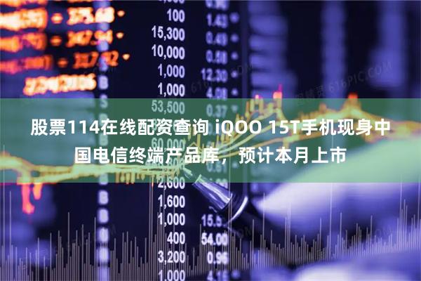 股票114在线配资查询 iQOO 15T手机现身中国电信终端产品库，预计本月上市